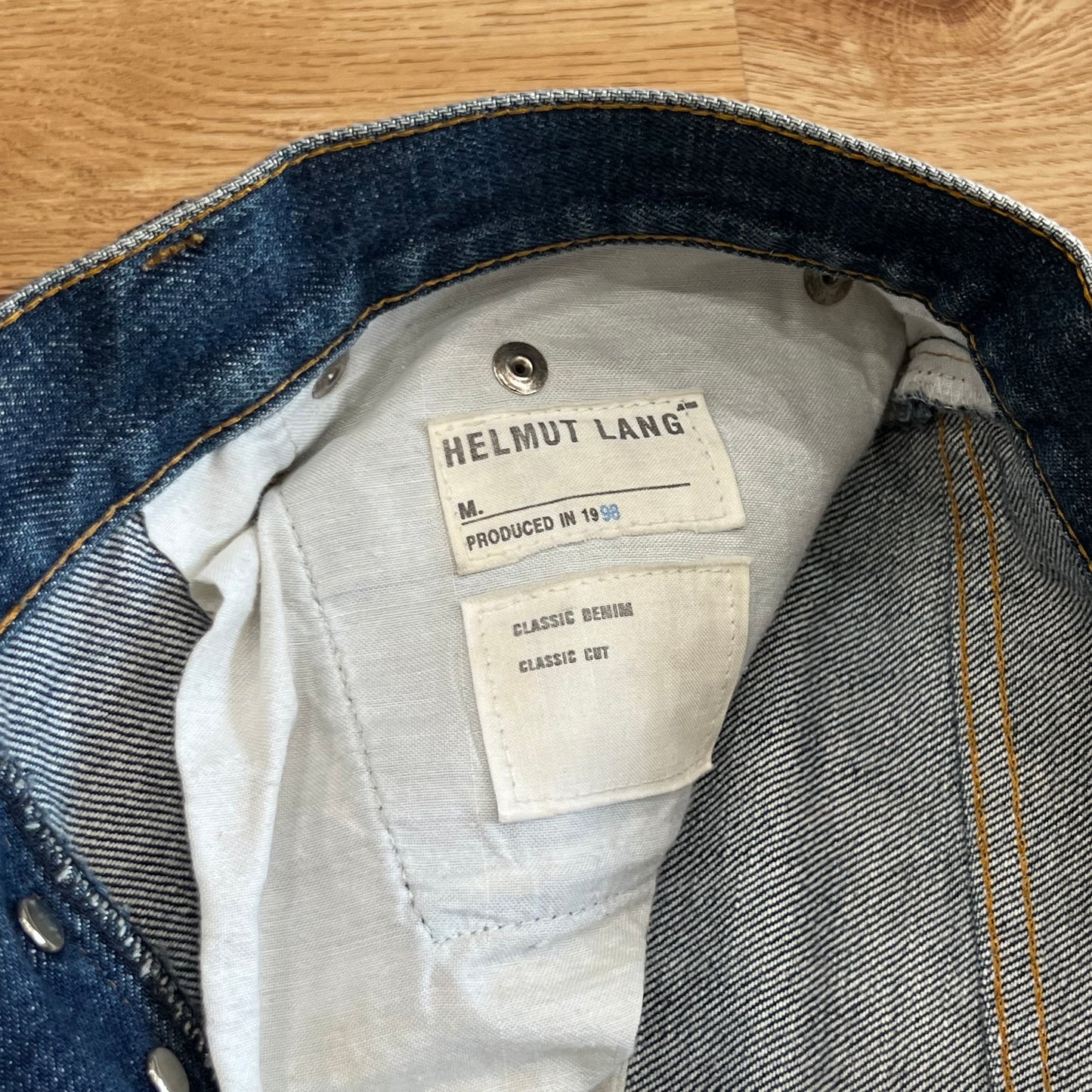 Helmut Lang Classic Cut Denim 1998 SZ 30