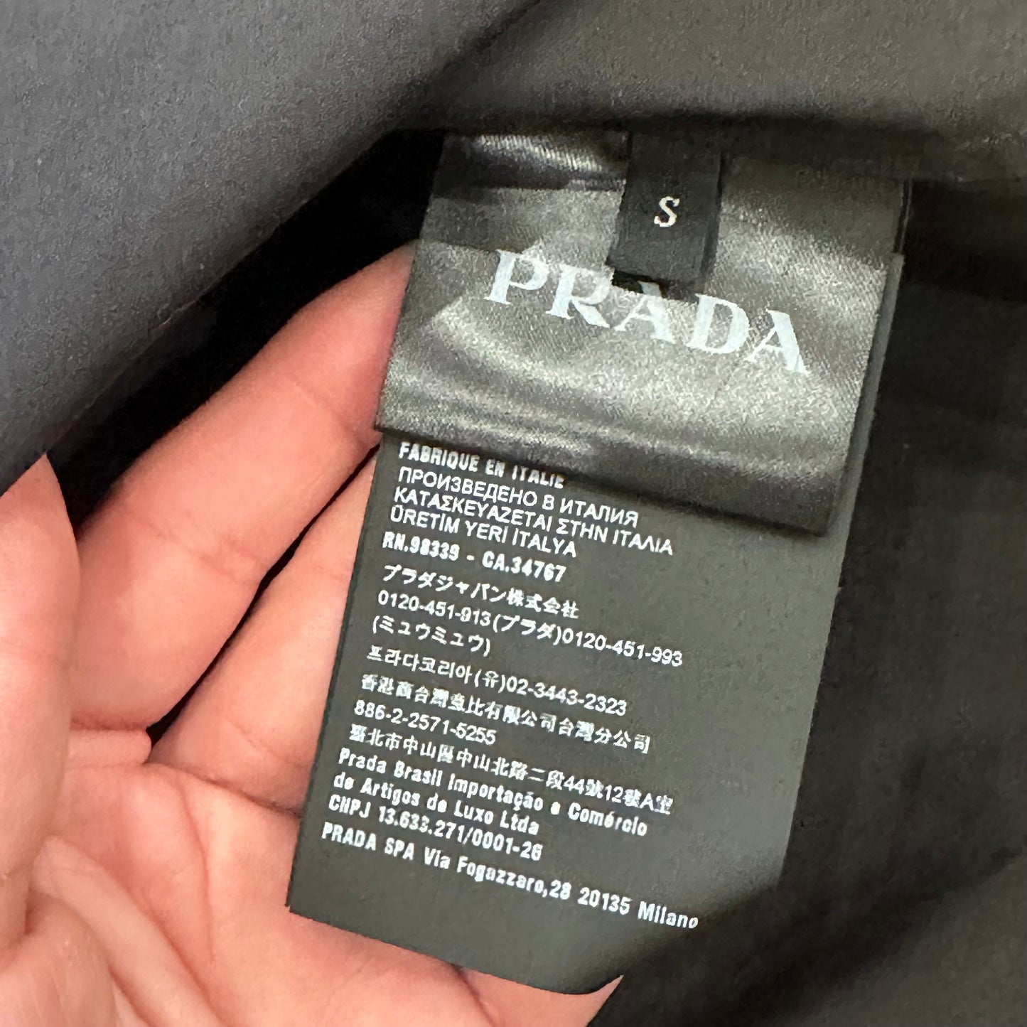 Raf Simons Prada Signaux Button-up Sz OS