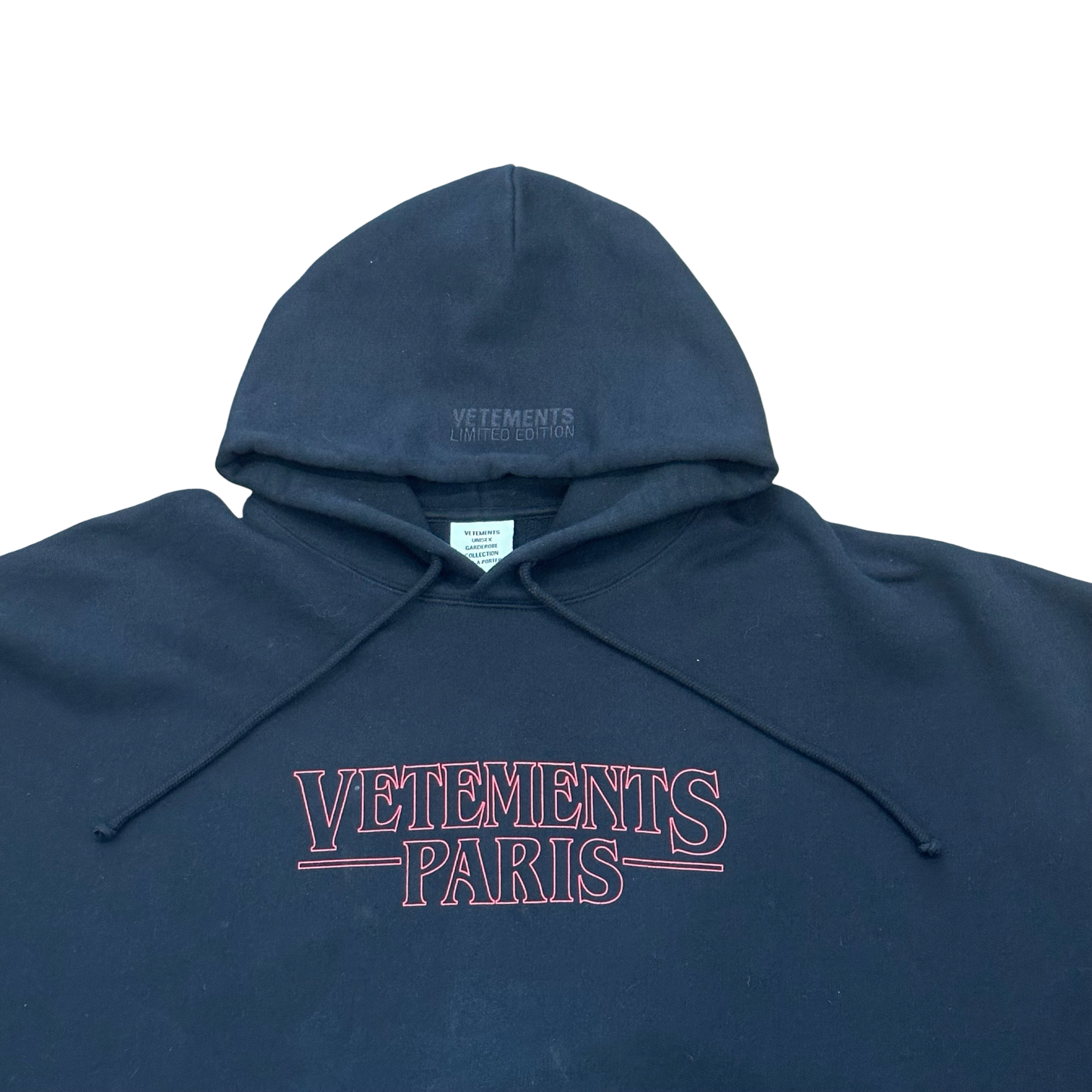 Vetements ‘’Paris’ Hoodie XL