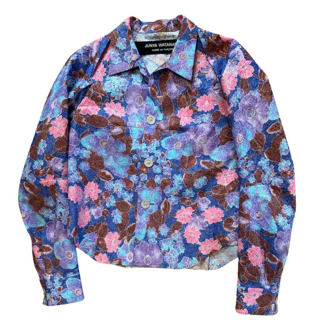 Junya Watanabe Tyvek Floral Button-up SS96 Sz Small