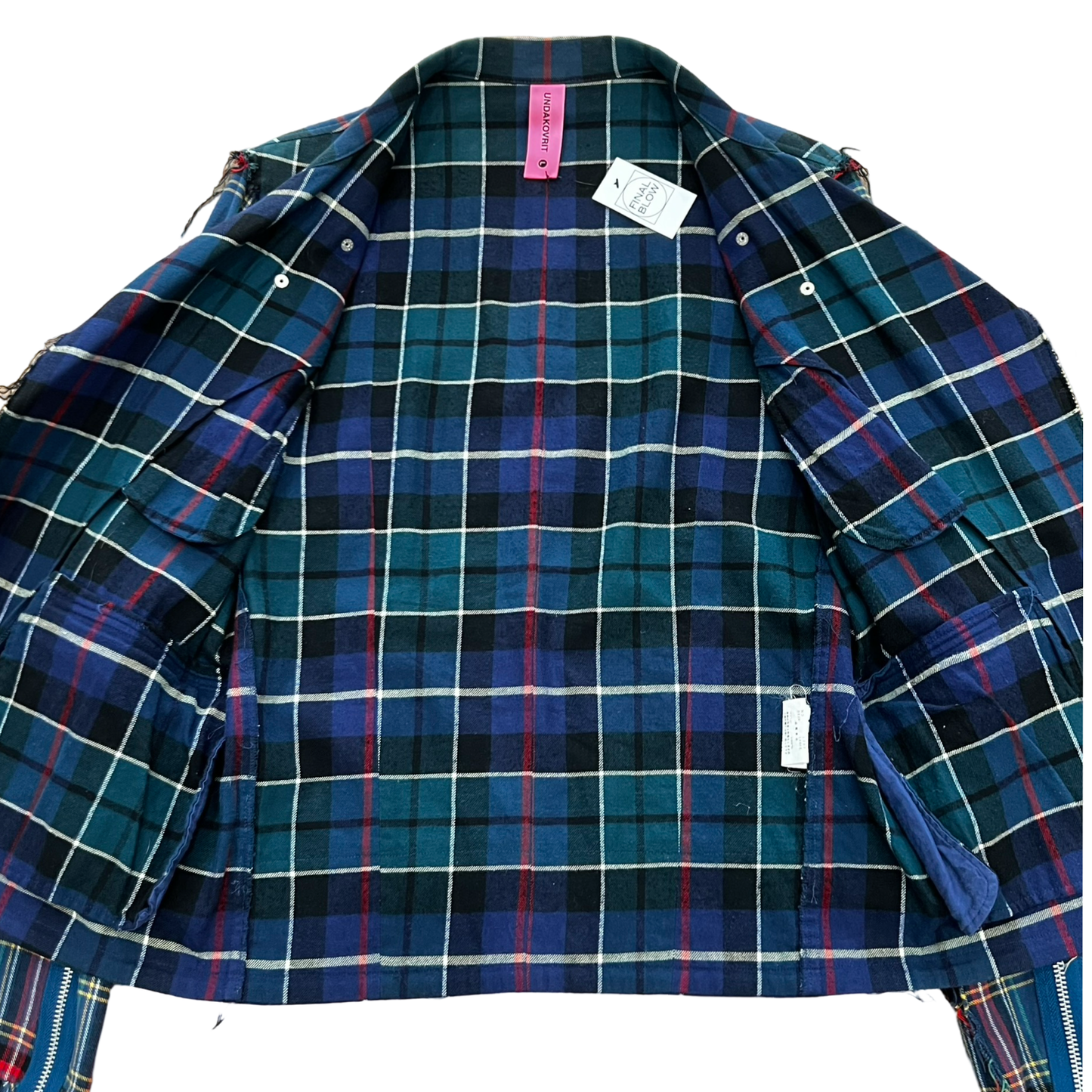 Undercover Undakovrit Tartan Rider Style Jacket SZ L