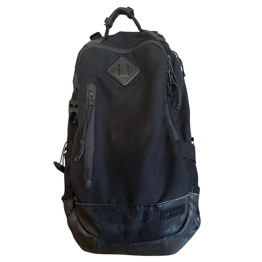 Visvim 20l Elk Leather Ballistic Nylon Backpack