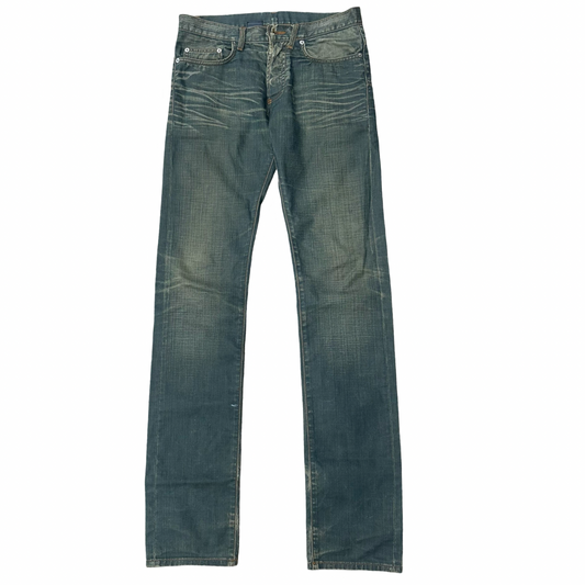 Dior Homme Hedi Era Distressed/Light Wash Denim Sz 30