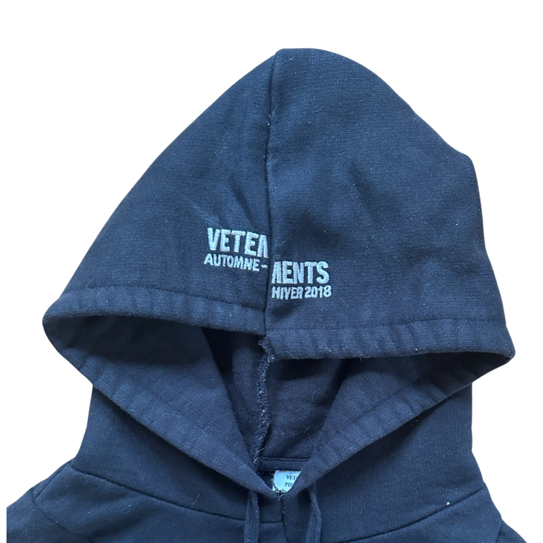 Vetements Reconstructed Antwerpen Hoodie AW18 Sz XS