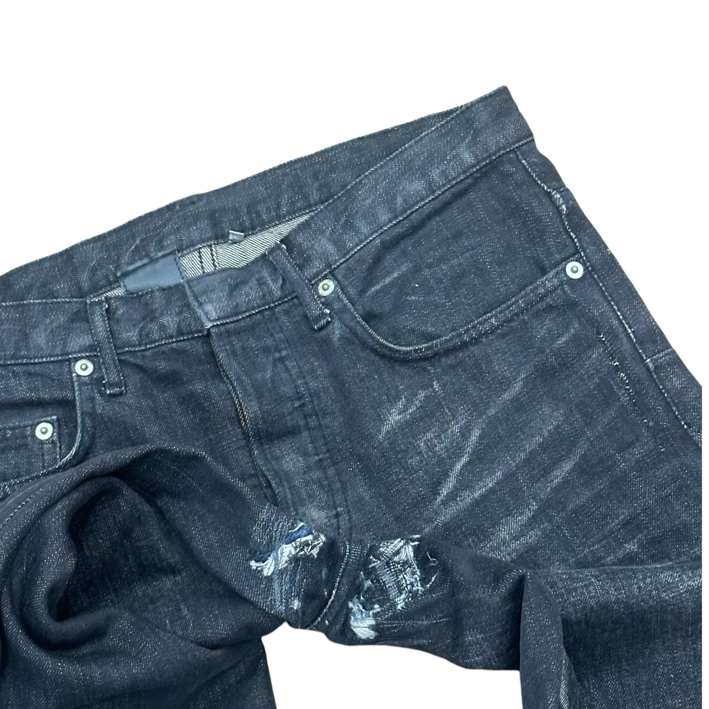 Dior Homme Black Washed Denim Sz 31