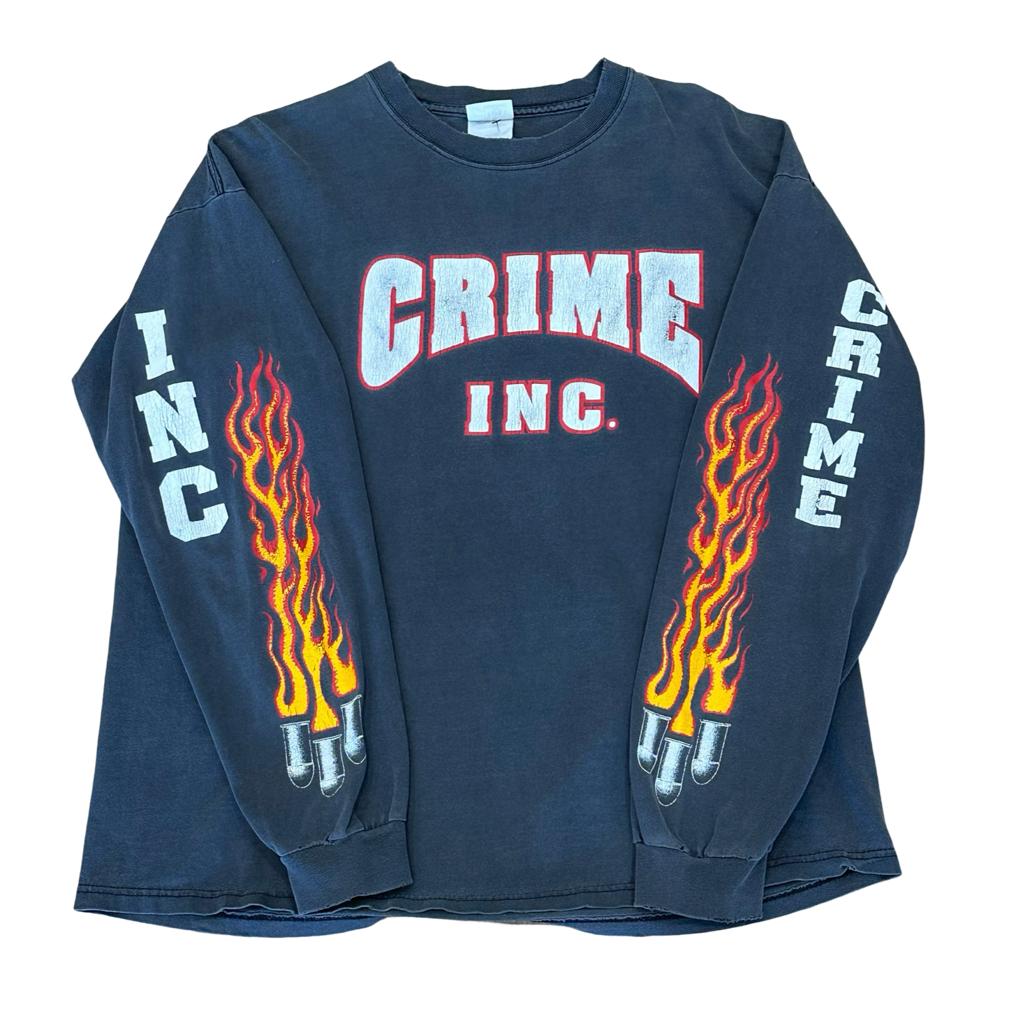 Vintage Crime INC. Bullet Long sleeve Shirt SZ XL