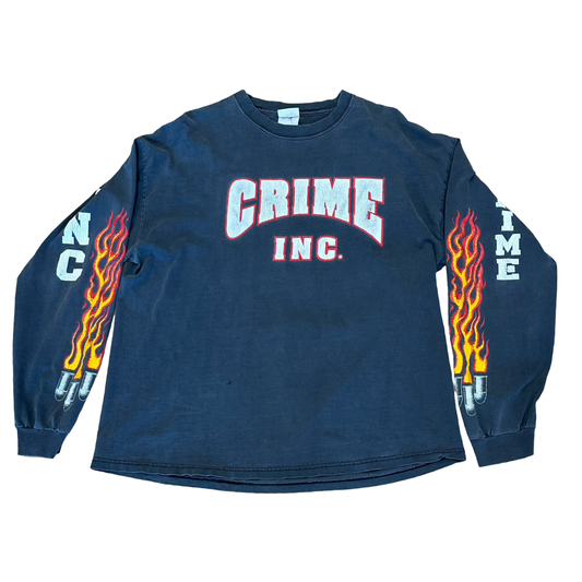 Vintage Crime INC. Bullet Long sleeve Shirt SZ XL