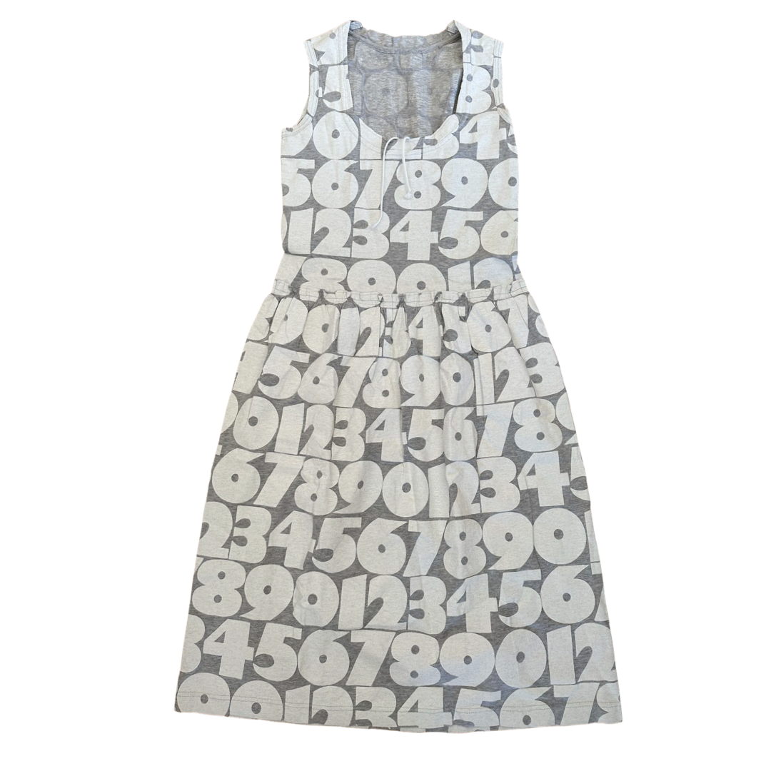 Comme des Garçons Number Print Dress SS02 Sz Small