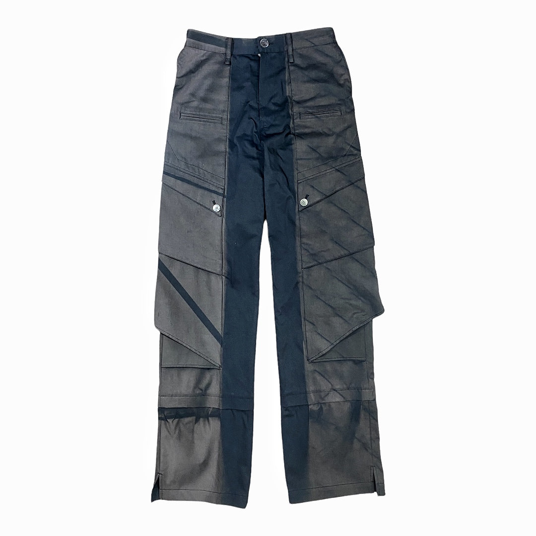 INQUIRE JiyongKim Sun Faded Cargo Trousers Sz Small