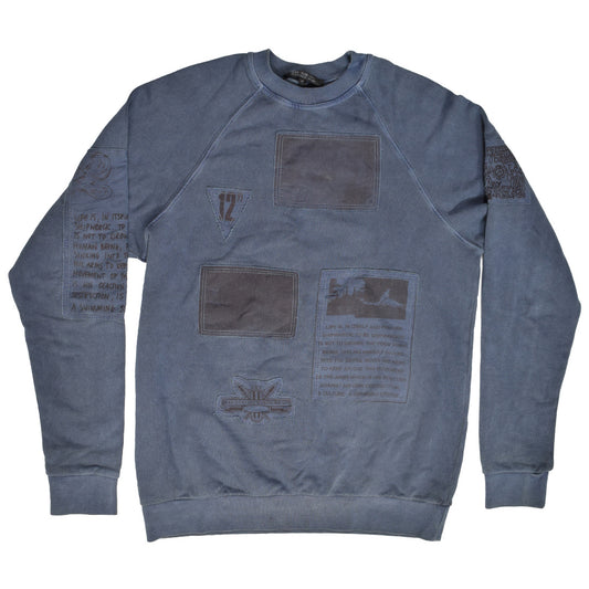 INQUIRE Simons Patched crewneck A/W04-05 “Waves” 46 OS