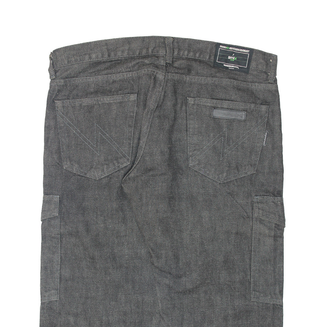 Neighborhood Japan raw denim cargos S/S01 Xl/35