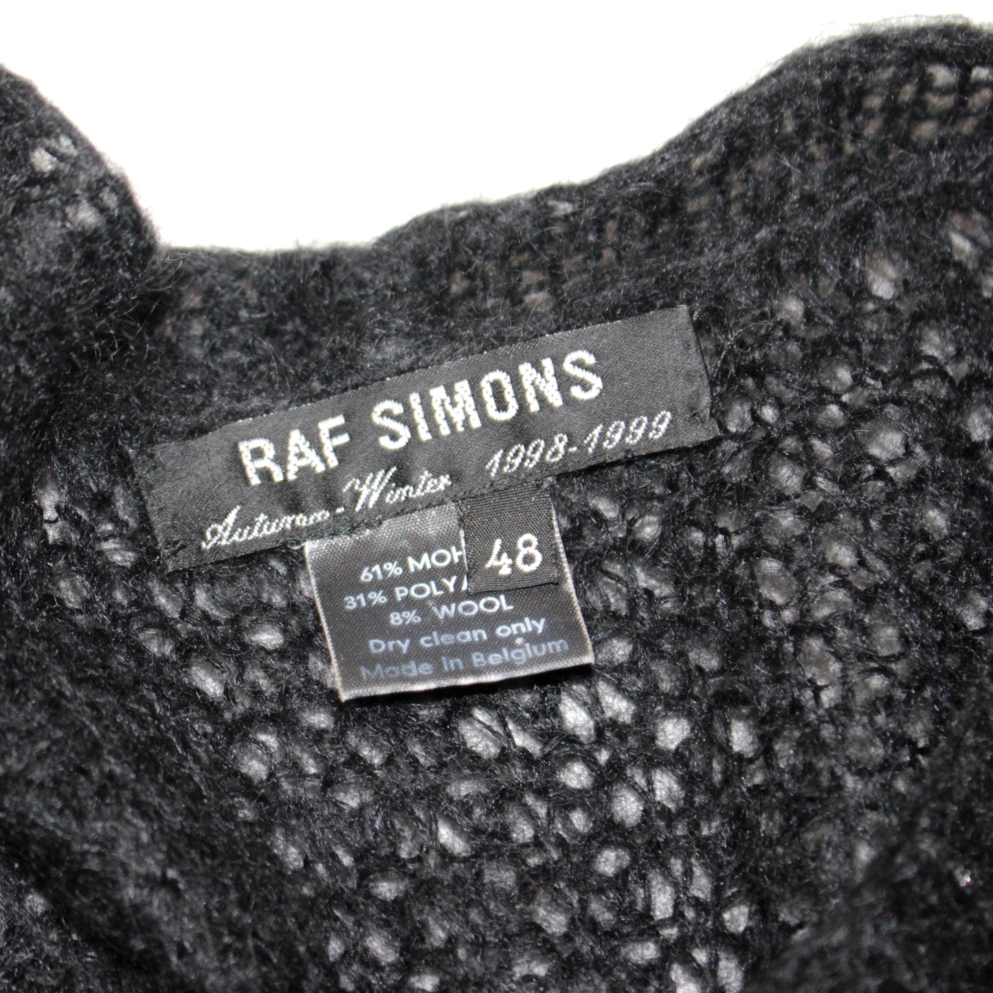 Raf Simons Mohair  Sweater  Aw98-99 46/Over Sized