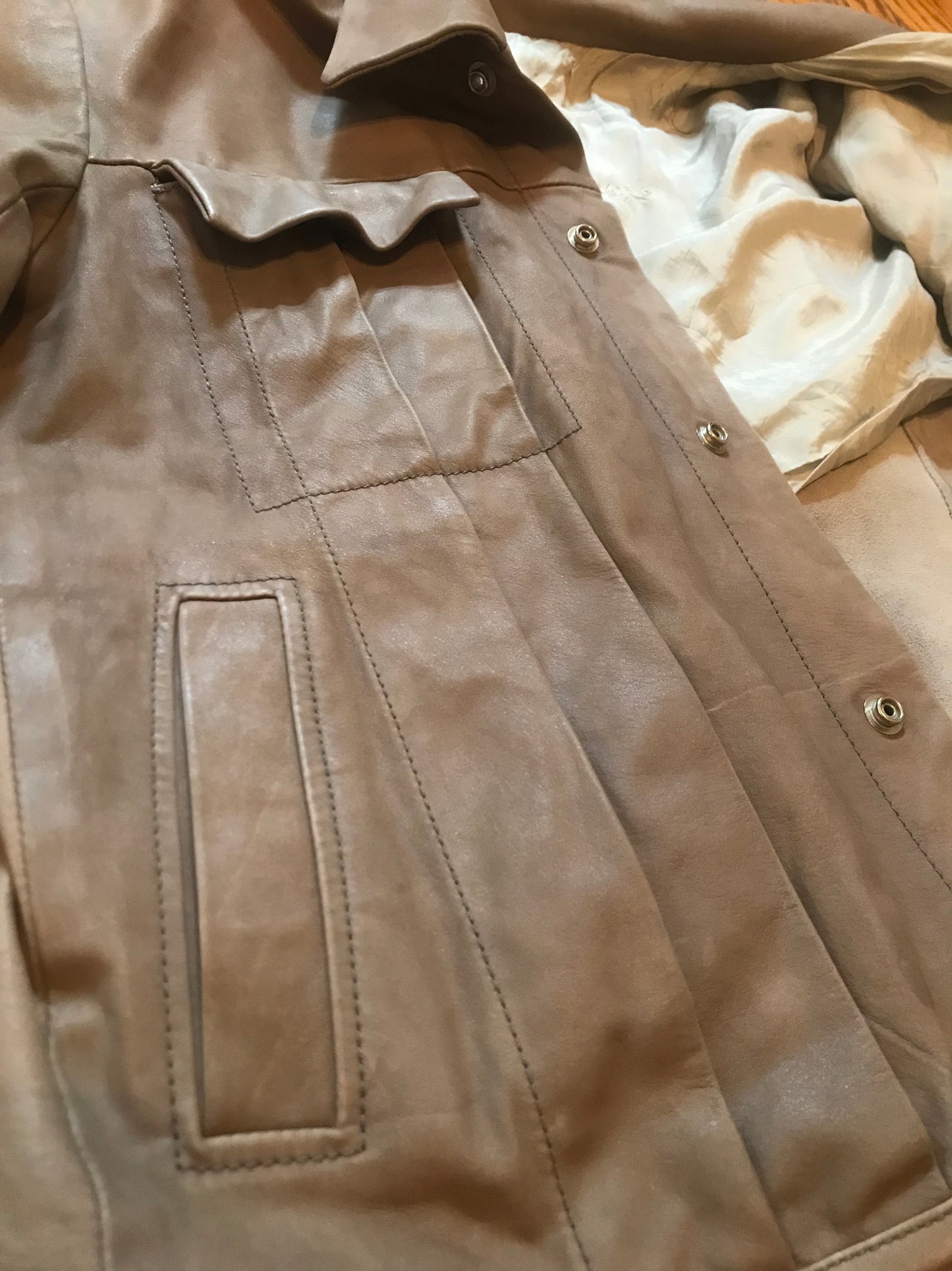 Rick Owens leather trucker Medium