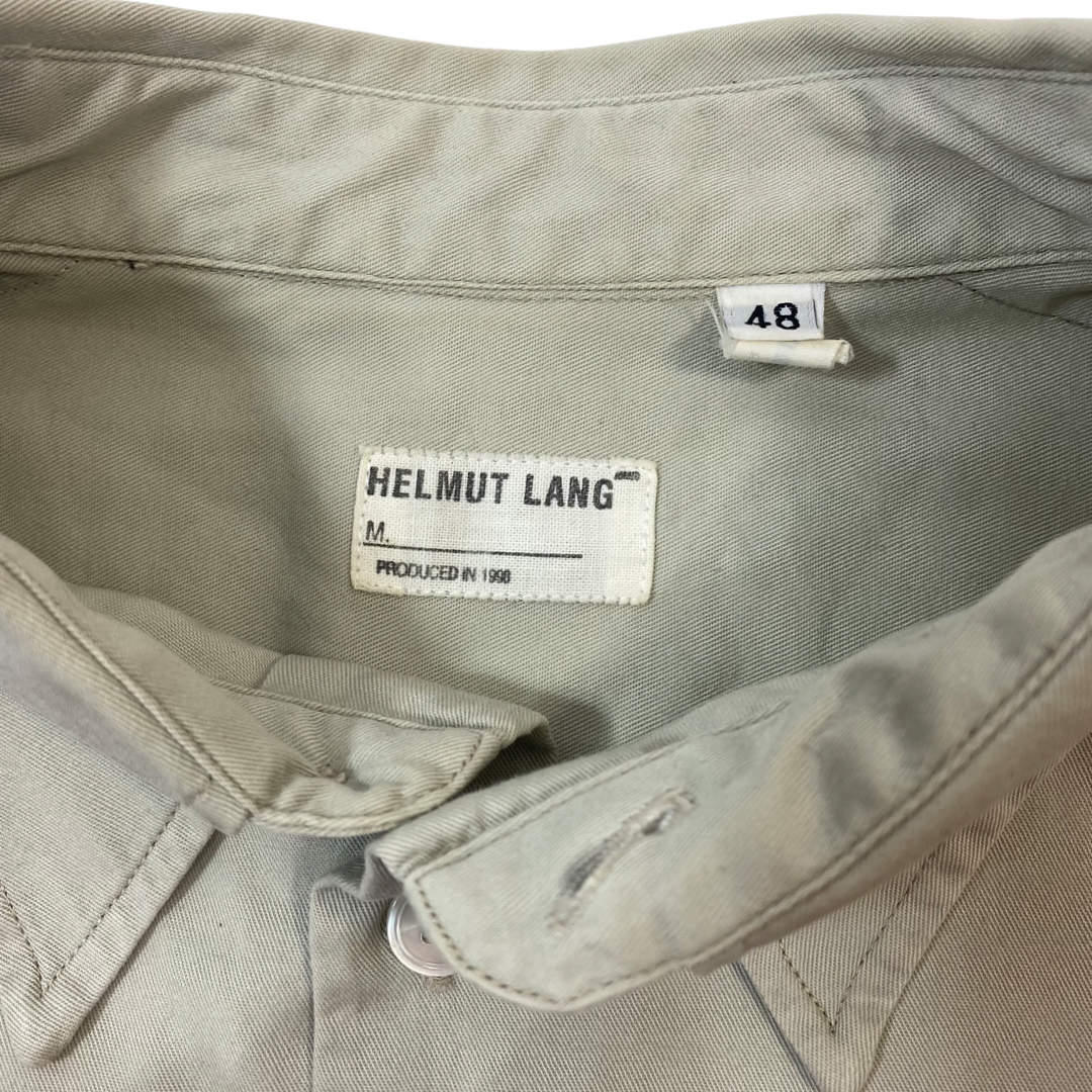 Helmut Lang AW98-99 Contrast Panel Shirt Sz Medium