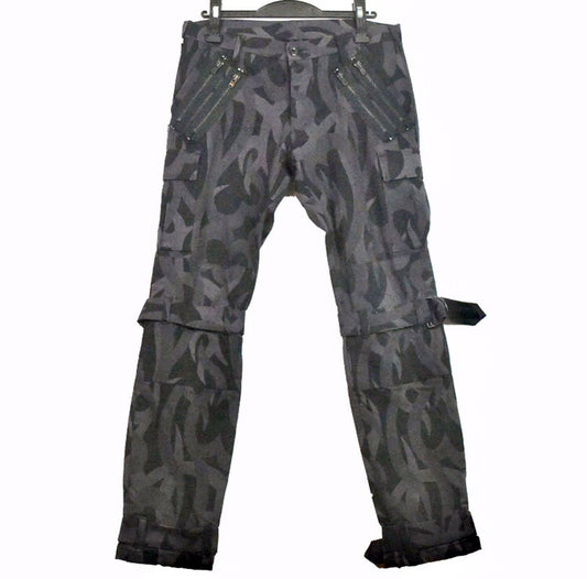 Number (N)ine heart camo bondage cargo flight pants S/S04 “Give Peace a Chance” 3/30