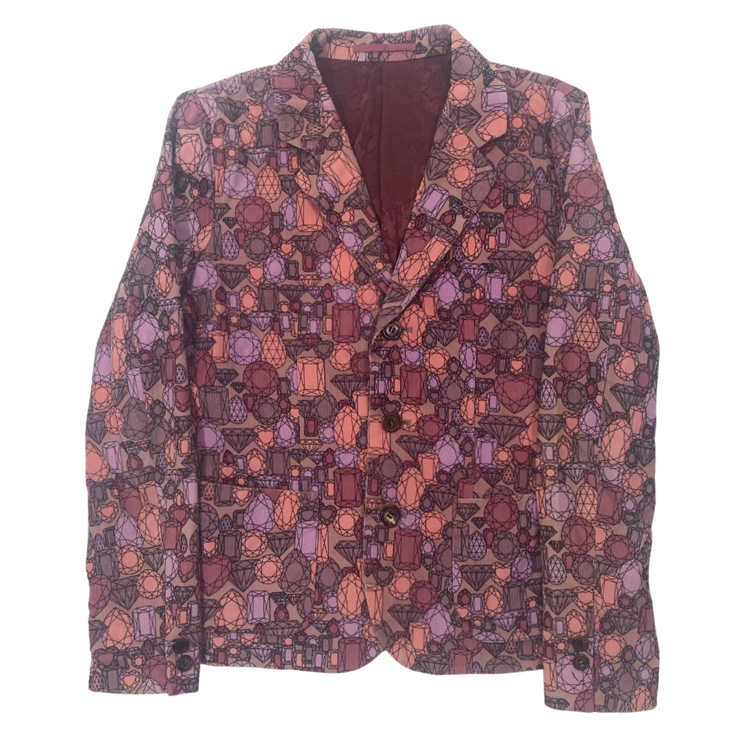 Undercover Gem Print Blazer AW01-02 Sz 2